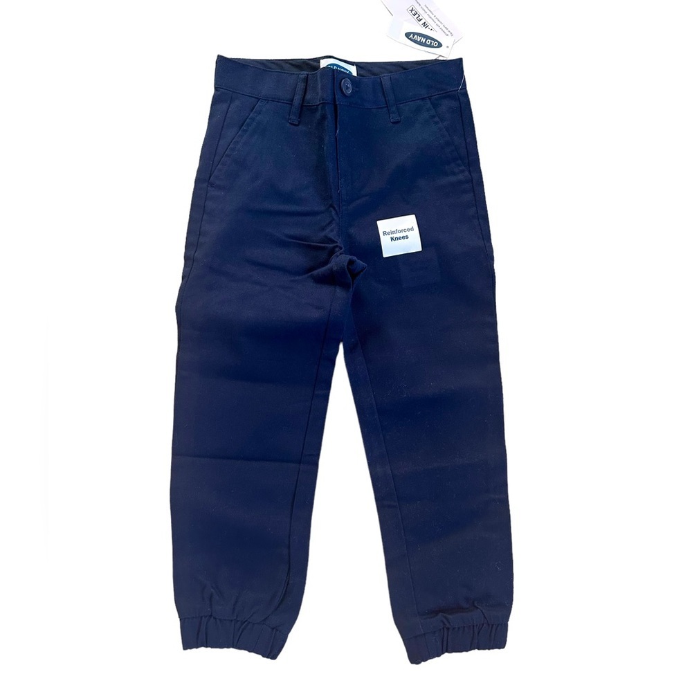 Navy Blue Jogger Style Chinos
